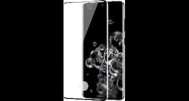Screenprotector geschikt voor Samsung S20 Ultra - Full Screen Protector Glas