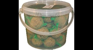 Mezenbollen - Emmer met 30 stuks - Vetbollen - Emmer