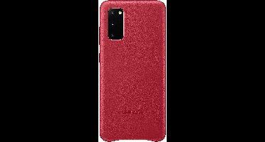 Samsung Leather Hoesje - Samsung Galaxy S20 - Rood