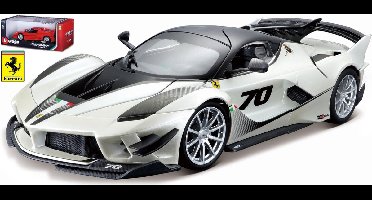 Ferrari Fxx-k Evo #70 2018 1:18 wit/zwart