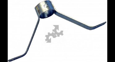 Stokbeugel Metaal - Gelakt - Ø 28 mm