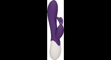 Heat Flame Oplaadbare G Spot Rabbit Vibrator met Verwarmingsfunctie - Paars