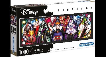 Clementoni - Puzzel - 1000 Stukjes - Panorama Disney Multiprop Villages - Puzzel Voor Kinderen en Volwassenen