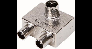 2-wegstekker  tv splitter tv/settopbox Kabelkeur
