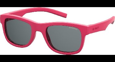 Polaroid kinder zonnebril 8020/s-m 35j/m9 Junior Roze Met Grijze Lens - gepolariseerd