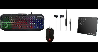 The G-Lab Combo Helium Gaming Combo - Keyboard, Mouse, Intra Headset, Mouse Pad - FR layout