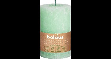 Bio Kaars - Bolsius Rustiek Stompkaars - Divine Earth Water - 130/68mm