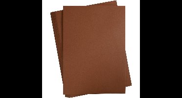 Gekleurd Karton, A4 210x297 mm, koffiebruin, 100 vellen