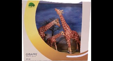 PIA Soft Toys - Giraffenfamilie in showbox - PVC - Wildlife - 21cm