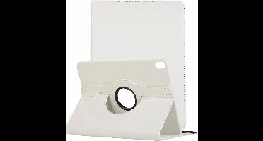 Ntech Hoes geschikt voor Apple iPad iPad Pro 11 inch hoesje 360° Rotating hoesje Case + 4 in 1 Styuls Wit