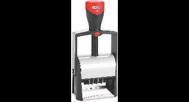 Colop Classic 2460 Blauw/rood - Stempels - Datum stempel Nederlands - Stempel afbeelding en tekst