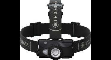 Ledlenser MH8 hoofdlamp oplaadbaar - 600 lumen -Focusseerbaar - Zwart