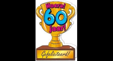 Trofee kaart - 60 jaar