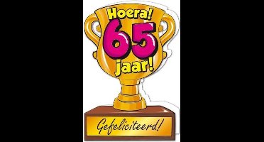Trofee kaart - 65 jaar