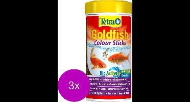 Tetra Visvoer Goldfish Colour Sticks - Vissenvoer - 3 x 250 ml