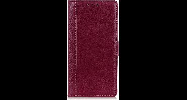 Shop4 - Samsung Galaxy A71 Hoesje - Wallet Case Grain Rood