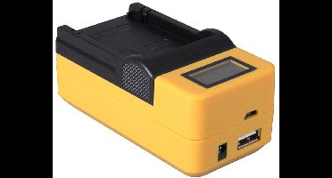 NP-FW50 Synchron USB Lader voor Sony met LCD