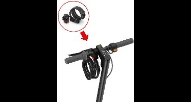 Ninebot by Segway Kickscooter Wachtwoord slot - 5 cijferige code - Gevlochten staal