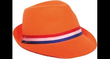 Fedora Hoed Oranje 2 stuks ! - EK