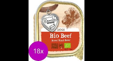 Renske Adult Bio Alu 300 g - Hondenvoer - 18 x Rund Graanvrij - NL-BIO-01