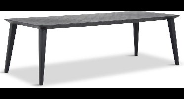Allibert Lima eettafel - 240x98x74cm - Grafiet