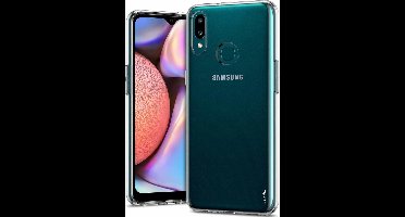 Ntech Geschikt voor Samsung Galaxy A10s TPU Back Cover - Transparant