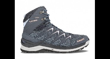 Lowa Innox Pro GTX Mid Wandelschoenen (dames) - Dames waterdichte mid wandelschoenen - Steelblue/Salmon
