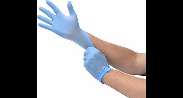 Soft Nitrile blauwe handschoenen voor persoonlijke en medische bescherming - Maat XL (extra large) – 100 stuks