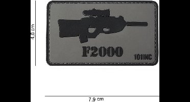 101 Inc Embleem 3D Pvc F2000   10041
