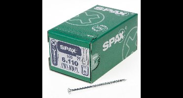 Spax Spaanplaatschroef Verzinkt PK 6.0 x 110 - 100 stuks