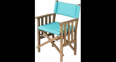 Regisseursstoel II Teak Premium met Smaragd kussenset