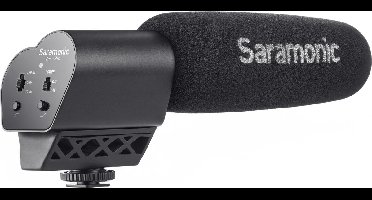 Saramonic Vmic Pro camera microfoon met coldshoe om op camera aan te sluiten