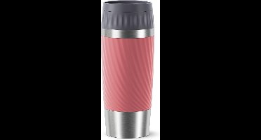 Tefal Travel Mug Easy Twist N20116 isoleerbeker - koraalrood
