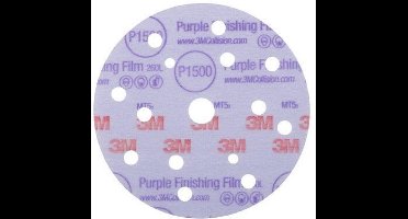 3M 51154 260L+ Hookit Purple Finishing Schuurschijven 150mm P1500 - 50 stuks