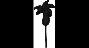 Housevitamin ophanghaak 'palmboom' -  wandhaak / kapstokhaak / handdoekhaak - zwart