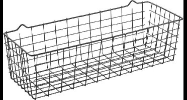 Metaltex - Mandje Koala - Opbergmand - Zwart - 33 x 9 x 12 cm