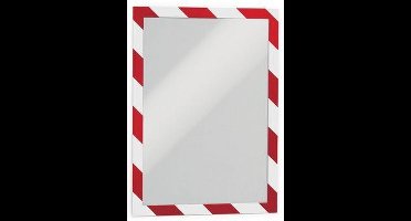 Durable 4944132 DURAFRAME SECURITY A4 - 4944 Magnetisch frame DIN A4 Rood, Wit (b x h) 238 mm x 324 mm 2 stuk(s)