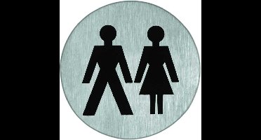 Artitec pictogram RVS 75MM heren/dames