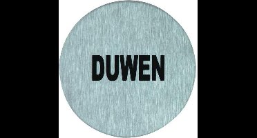 Artitec pictogram RVS 75MM duwen