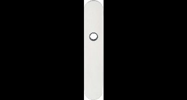 Schildpaar afgerond LS rvs mat WC78 blind-bev