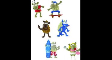 Speelfiguurtjes - Kukuxumusu schapen speelset 6 figuurtjes - 7cm