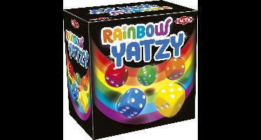 Tactic Rainbow Yatzy – Dobbelspel – Kleurrijk Familiespel – Met Regenbooginlay en QR Uitleg – Vanaf 6 Jaar – 2 of Meer Spelers