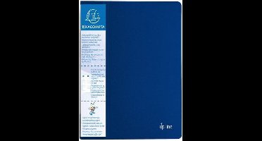Exacompta Showalbum Up Line 40 tassen, blauw