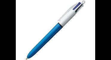 Balpen Bic 4kleuren assorti medium