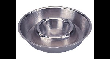 Asbak Chroom 16 cm Rvs Stapelbaar