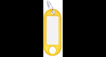 WEDO Sleutelhanger met ring, diameter: 18 mm, geel