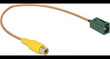 DeLOCK Fakra E (v) - Tulp RCA (v) auto video adapter - 0,30 meter