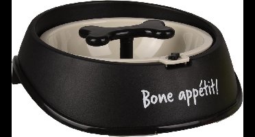 Flamingo - Hondenvoerbak Slowfeeder Osto - Zwart - 650 ml