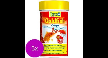 Tetra Visvoer Goldfish Crisps - Vissenvoer - 3 x 100 ml