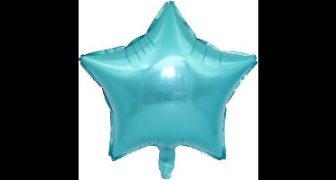 Folieballon ster| Licht blauw | 18 inch | 45 cm | DM-products